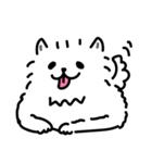 ふかふかサモエド（個別スタンプ：3）