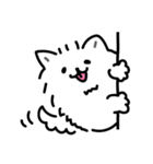 ふかふかサモエド（個別スタンプ：4）