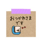 まめ食パン。メモ風。（個別スタンプ：3）