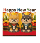 【秋冬】ふわもこ柴犬の気持ち便（個別スタンプ：16）