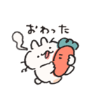 おふざけするうさぎときどきにんじん10（個別スタンプ：12）