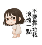 7月の半分❤️かわいい女の子の幽霊❤️（個別スタンプ：4）