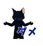 バイク猫くろ（個別スタンプ：5）