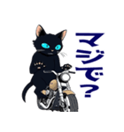バイク猫くろ（個別スタンプ：19）