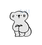 ネガティブなゆるい動物たち（仲良し）（個別スタンプ：20）