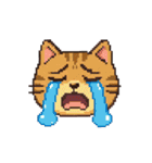 平成レトロ風☆ドット絵☆うさぎ☆ねこ（個別スタンプ：17）