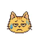 平成レトロ風☆ドット絵☆うさぎ☆ねこ（個別スタンプ：23）