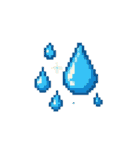平成レトロ風☆ドット絵☆うさぎ☆ねこ（個別スタンプ：32）
