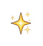 平成レトロ風☆ドット絵☆うさぎ☆ねこ（個別スタンプ：33）