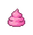 平成レトロ風☆ドット絵☆うさぎ☆ねこ（個別スタンプ：37）