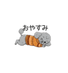 トイプードル グレー（秋冬のスタンプ）（個別スタンプ：3）