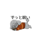 トイプードル グレー（秋冬のスタンプ）（個別スタンプ：16）