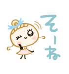 ふわふわパステル♡優しいお姉さん（個別スタンプ：1）