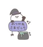 秋のあいさつ◎ちびっこぱんださん #2（個別スタンプ：3）