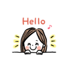 Girl♡でこちゃん【毎日使ってほしい】（個別スタンプ：3）