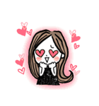 Girl♡でこちゃん【毎日使ってほしい】（個別スタンプ：17）