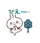 小さい白うさ【北欧風】（個別スタンプ：27）
