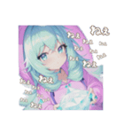 ダイヤモンドパステル⭐︎煌めく虹色普段使（個別スタンプ：2）