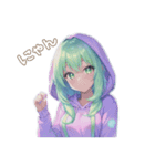 ダイヤモンドパステル⭐︎煌めく虹色普段使（個別スタンプ：6）