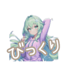 ダイヤモンドパステル⭐︎煌めく虹色普段使（個別スタンプ：7）
