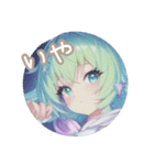 ダイヤモンドパステル⭐︎煌めく虹色普段使（個別スタンプ：28）