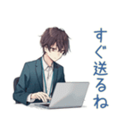 社畜の確認★再送★受け取り（個別スタンプ：21）