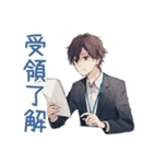 社畜の確認★再送★受け取り（個別スタンプ：36）