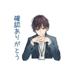 社畜の確認★再送★受け取り（個別スタンプ：37）