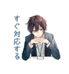 社畜の確認★再送★受け取り（個別スタンプ：38）
