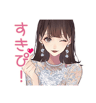 ガーリー女子のかわいい日常スタンプ（個別スタンプ：6）