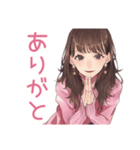 ガーリー女子のかわいい日常スタンプ（個別スタンプ：7）