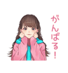 ガーリー女子のかわいい日常スタンプ（個別スタンプ：10）