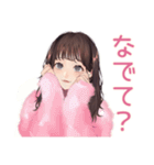 ガーリー女子のかわいい日常スタンプ（個別スタンプ：11）