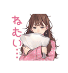 ガーリー女子のかわいい日常スタンプ（個別スタンプ：15）