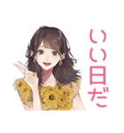 ガーリー女子のかわいい日常スタンプ（個別スタンプ：32）
