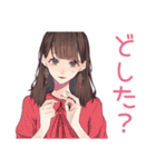 ガーリー女子のかわいい日常スタンプ（個別スタンプ：36）