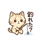 ねこ釣り日和♪（個別スタンプ：3）