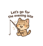 ねこ釣り日和♪（個別スタンプ：14）