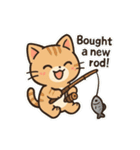 ねこ釣り日和♪（個別スタンプ：30）
