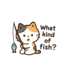 ねこ釣り日和♪（個別スタンプ：35）