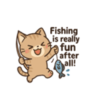 ねこ釣り日和♪（個別スタンプ：40）