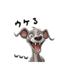 毎日使える大人可愛いイタグレ（個別スタンプ：10）