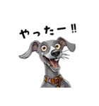 毎日使える大人可愛いイタグレ（個別スタンプ：32）