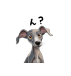 毎日使える大人可愛いイタグレ（個別スタンプ：35）