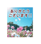 背景が動く✨コスモスと紅葉と-秋風感じる-（個別スタンプ：10）