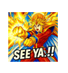 天照大神【バトルアニメ風】（個別スタンプ：5）