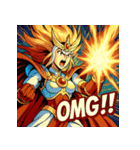 天照大神【バトルアニメ風】（個別スタンプ：14）