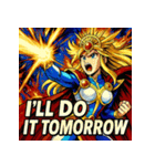 天照大神【バトルアニメ風】（個別スタンプ：34）