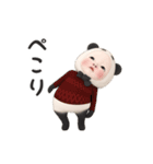 【ずっと使える】パンダタオル【日常】（個別スタンプ：20）