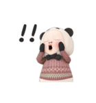 【ずっと使える】パンダタオル【日常】（個別スタンプ：22）